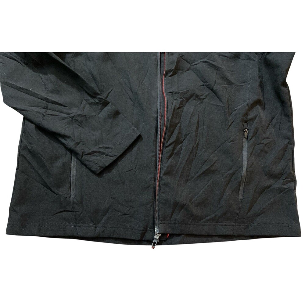 Sunice Men’s Black Softshell Jacket Size XL Polyester Spandex Zip Up Defect Read - Picture 4 of 10